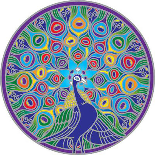 Window Sticker -  Peacock