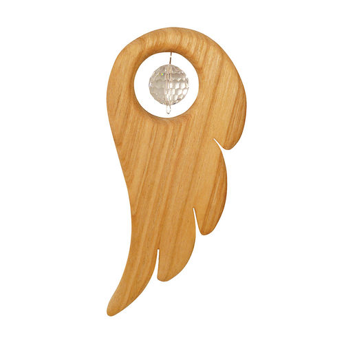 Wood and Crystal Mobile - Angel´s wings