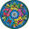 Window Sticker - Wildflower Mandala