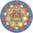 Window Sticker - Seven Chakras Mandala